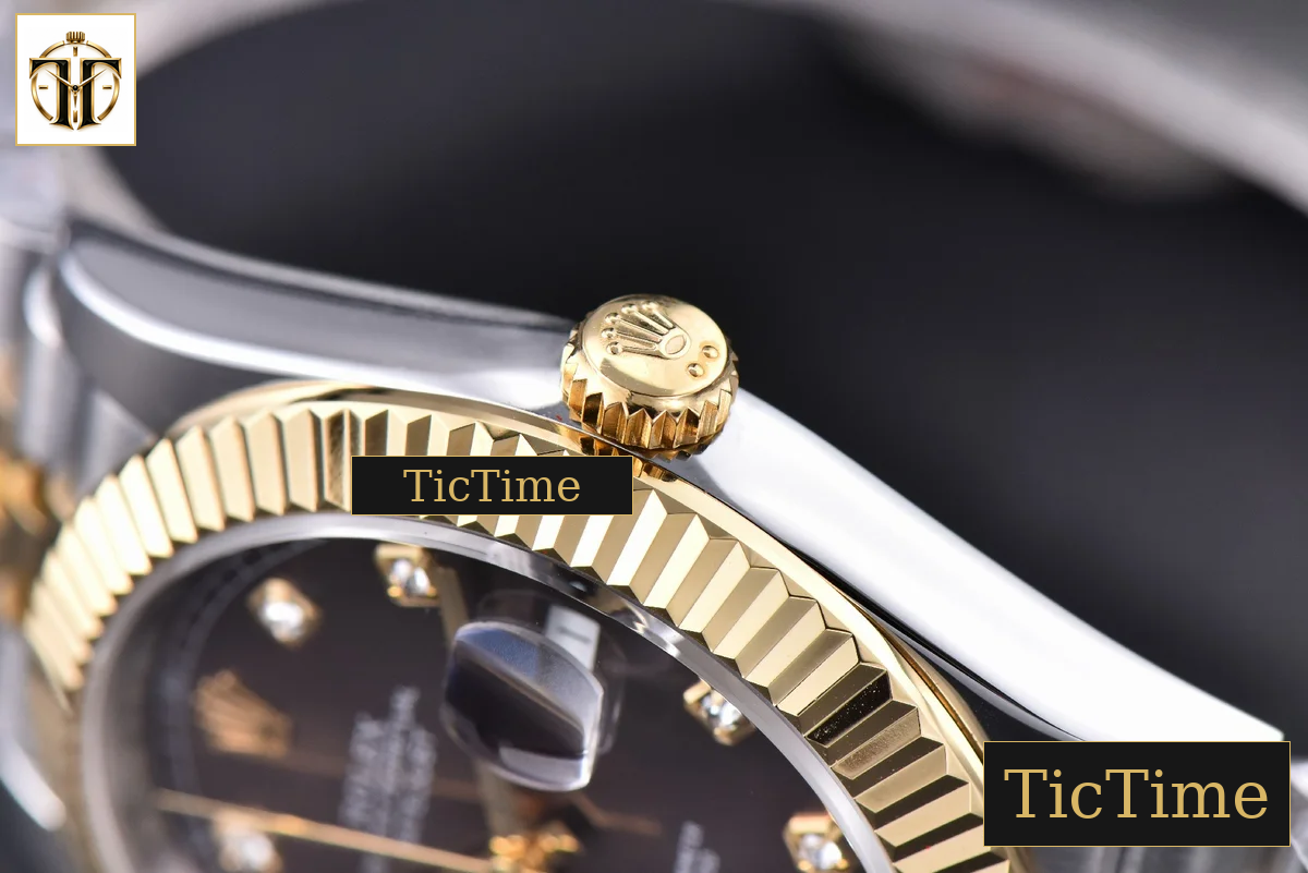 Datejust 41mm GMF YG/SS Gray Dial Diamond Marker Fluted Bezel Jubille Bracelet VR3235 — foto 15
