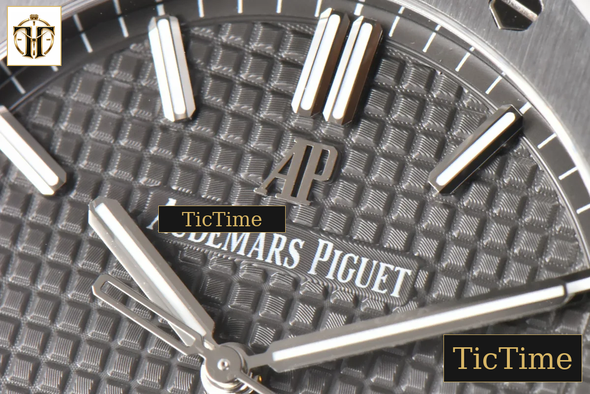 Royal Oak 15500 41mm APSF Gray Textured Dial SS Bracelet V2 A4302 — foto 5