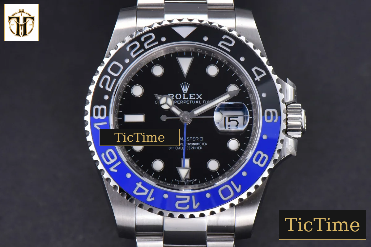 GMT Master BLNR 126710 V9F Black DIial Oyster Bracelet A3285 — foto 2