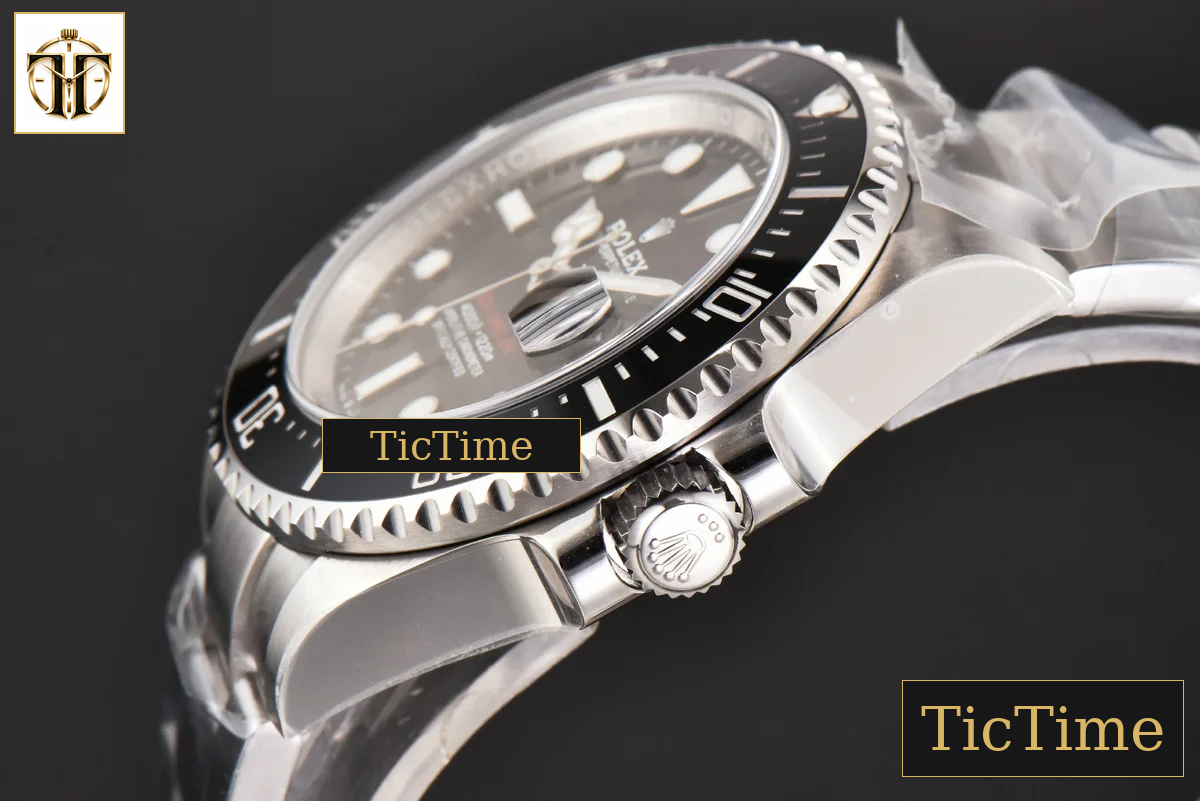 Sea-Dweller 126600 43mm VSF Black Ceramic ‘Red Text’ SS Bracelet VS3235 — foto 11