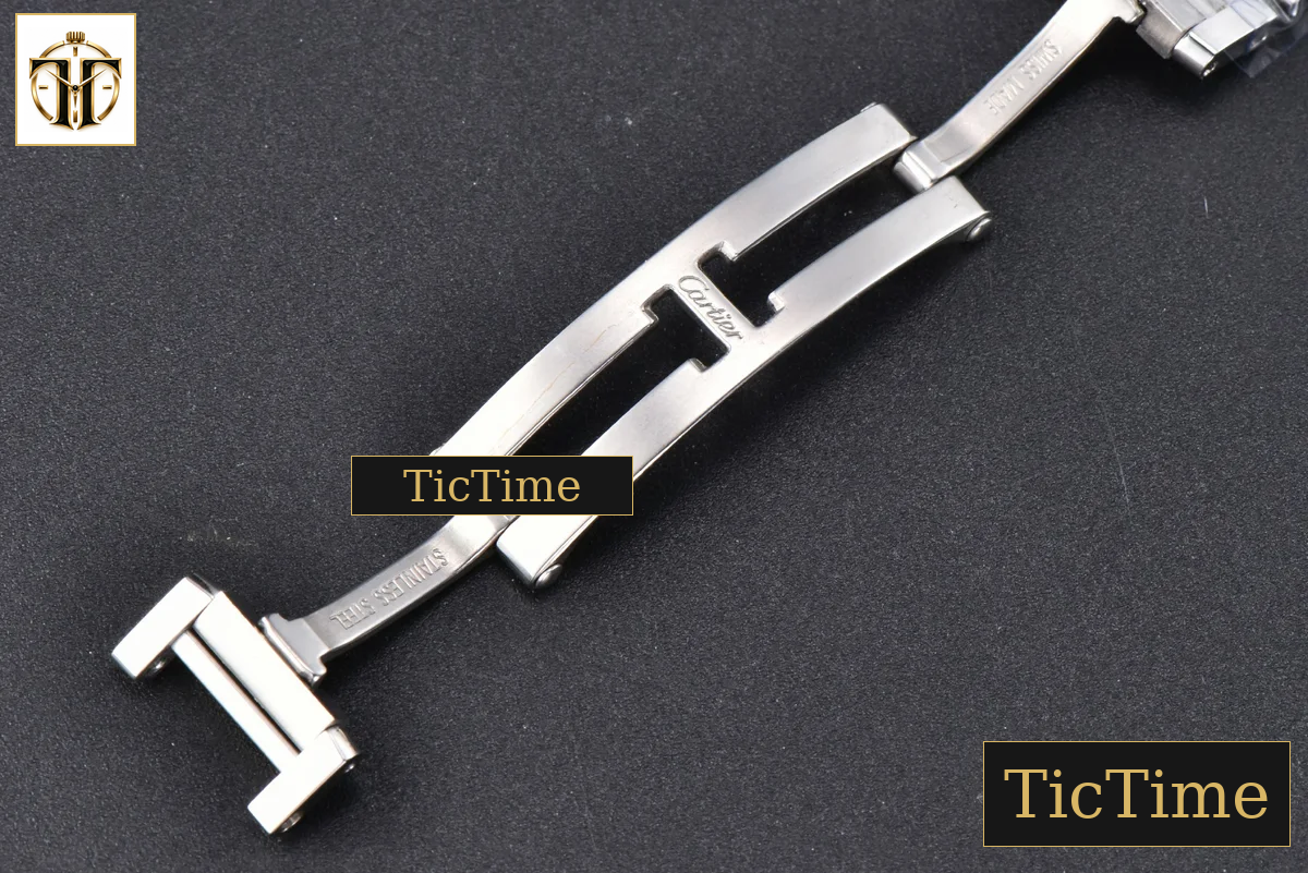 Tank Francaise Small 25.7mmx21.2mm 8848F Diamond Marker SS Bracelet Quartz — foto 23