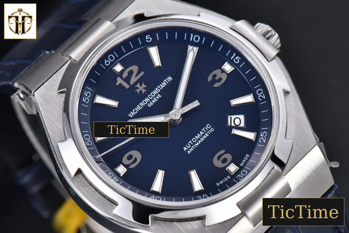 Overseas 47040 42mm MKF Blue Dial Leather Strap 9015 — foto 14