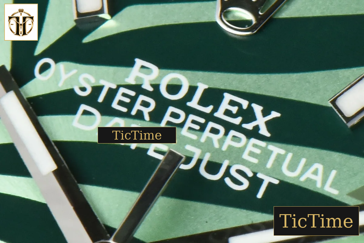 DateJust 36mm BPF Green Plam Dial Jubilee Bracelet A2824 — foto 7