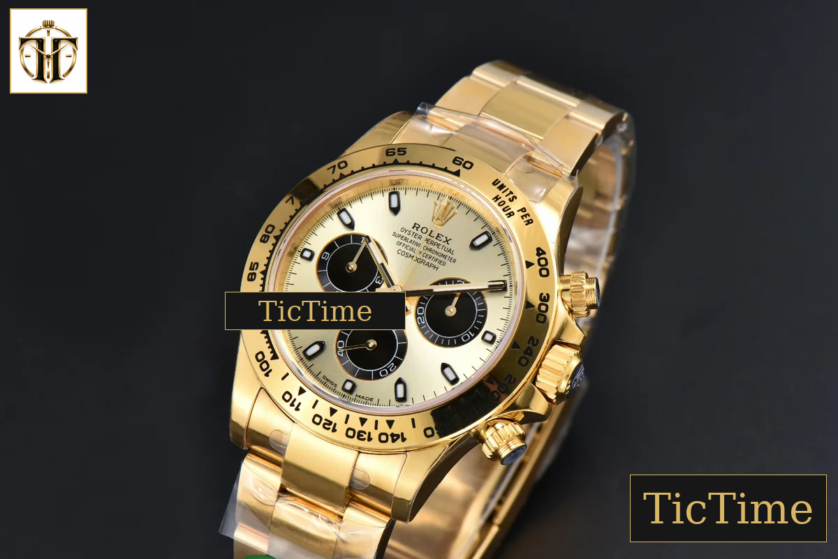 Daytona 116508 APSF YG YG Dial Lume Marker YG Bracelet SH4130 — foto 5