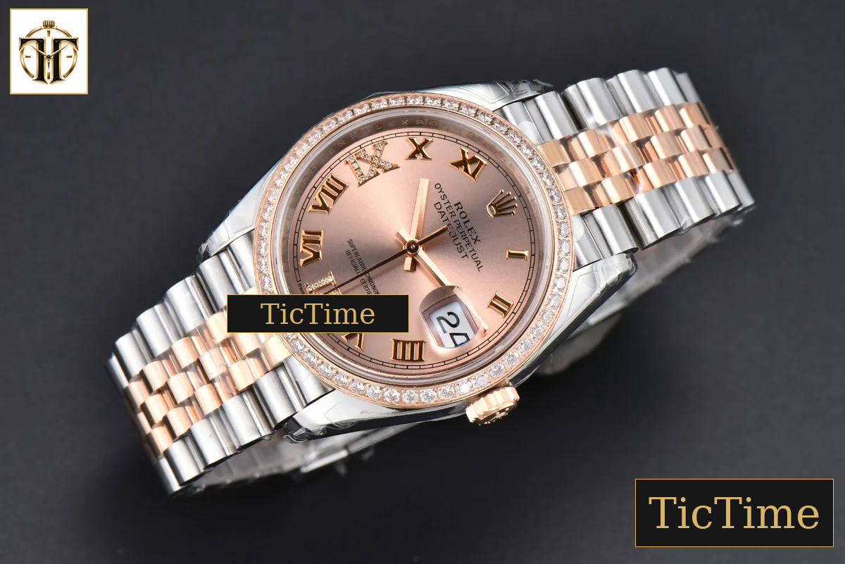 DateJust 126231 36mm VSF RG/SS Diamond RG Dial Diamond Roma Marker Jubilee Bracelet VS3235 — foto 4