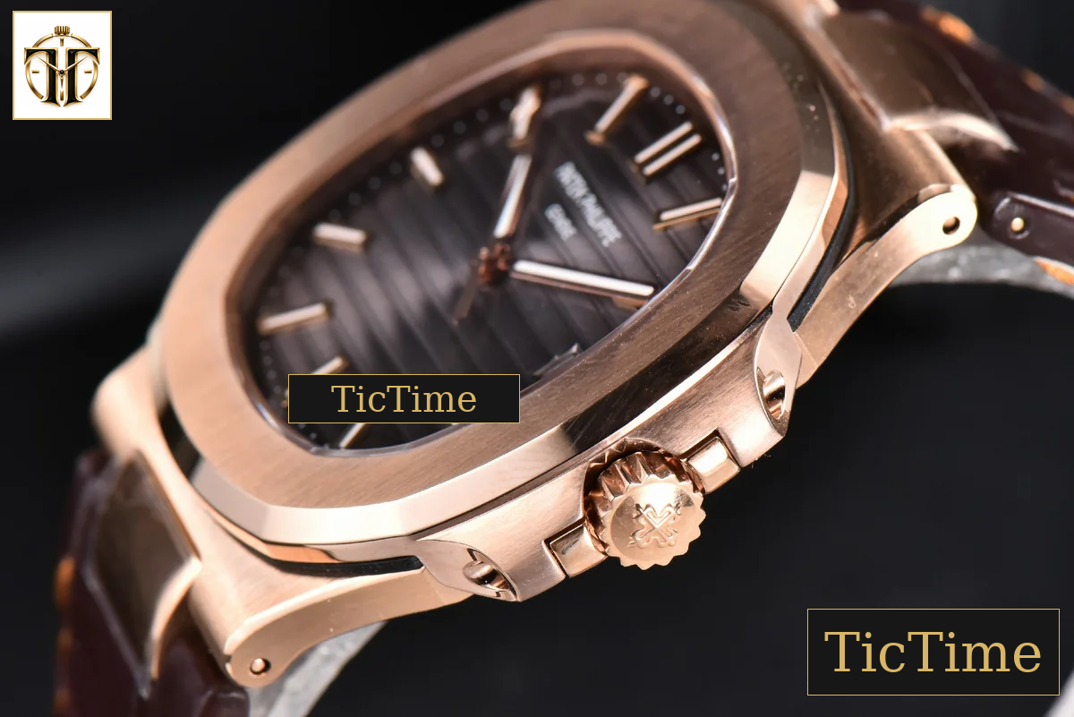 Nautilus 5711R 40mm 3KF Brown Dial Brown Leather Strap V3 A324 — foto 13