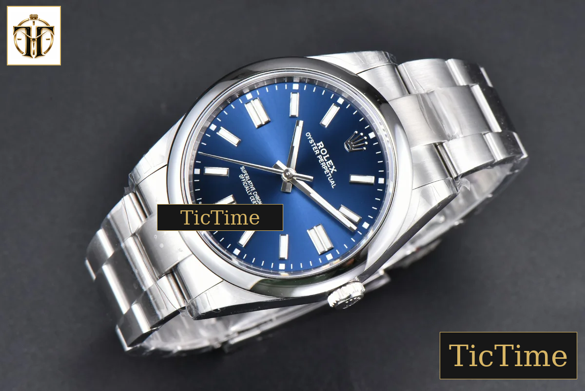 Oyster Perpetual 904L 124300 41mm VSF Blue Dial Oyster Bracelet VS3235 — foto 4