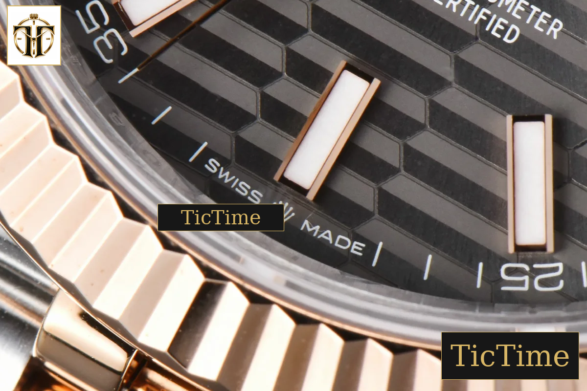 DateJust 126331 41mm VSF RG/SS Gray Motif Dial Jubilee Bracelet VS3235 — foto 8
