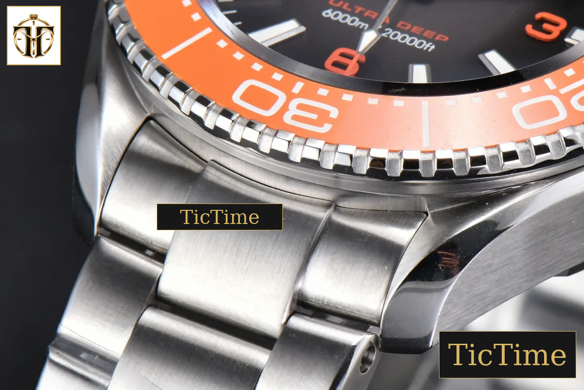 Seamaster Ultra Deep 6000M 45.5mm VSF Brown Dial Orange Bezel SS Bracelet A8912 — foto 10