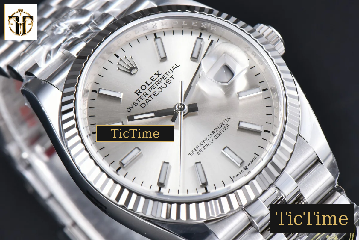 DateJust 126234 36mm Clean Factory Silver Dial Jubilee Bracelet VR3235 — foto 13