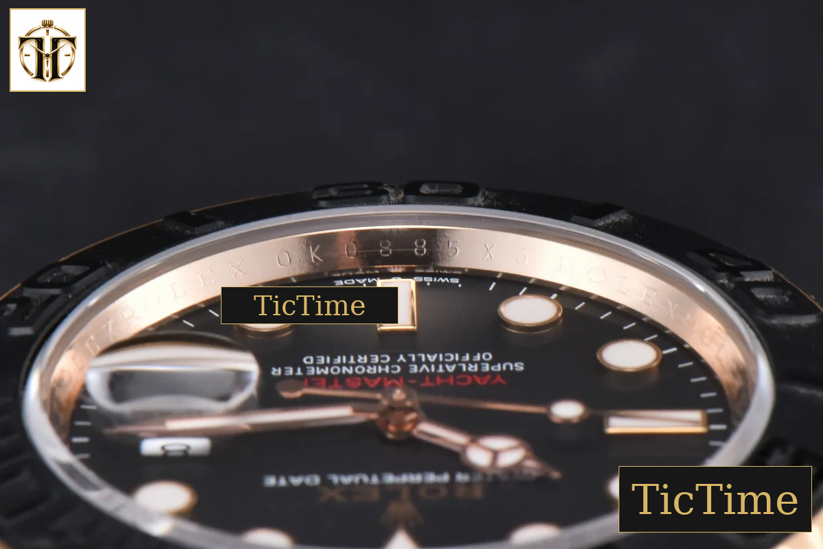 Yacht-Master 126622 40mm ARF RG Black Ceramic Bezel Oysterflex Strap VR3235 — foto 14