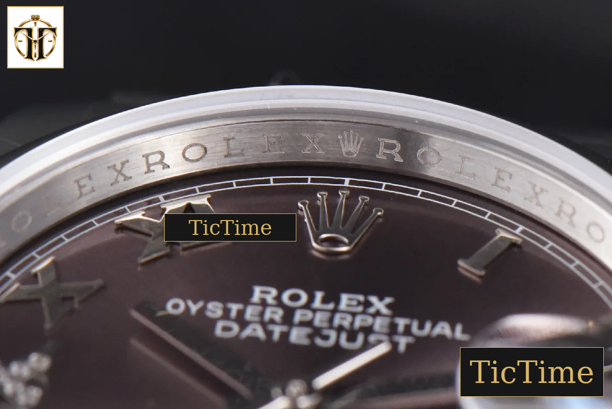 DateJust 36mm GMF SS Smooth Bezel Gray Dial Diamond Roma Marker Jubilee Bracelet VR3235 — foto 11