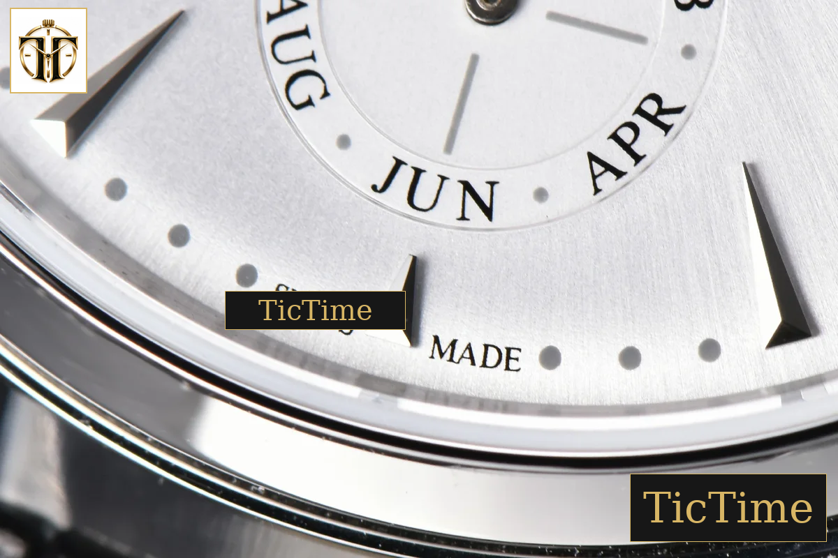 Master Ultra Thin Perpetual Calendar 39mm VRF SS White Dial Black Leather Strap MY9015 — foto 7