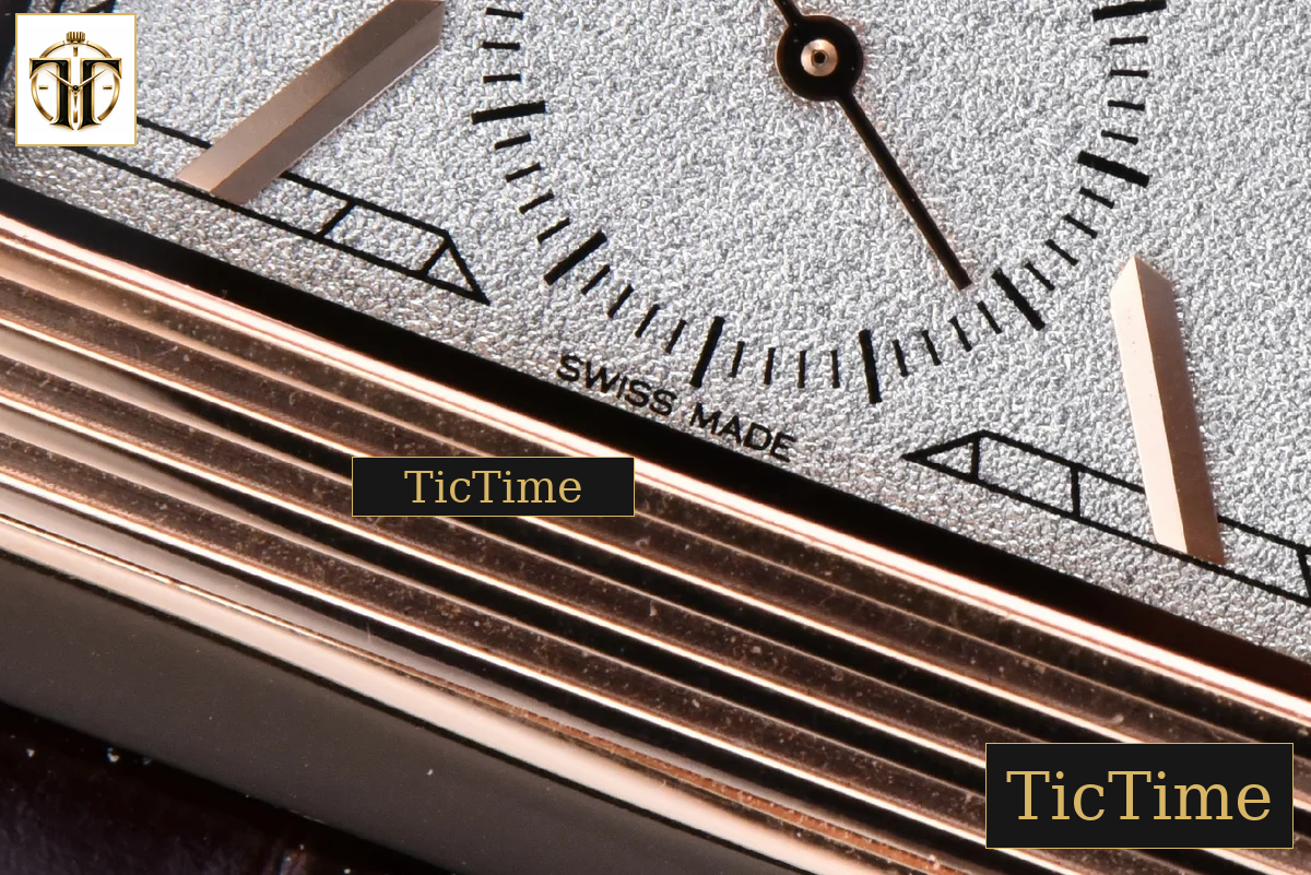 Master Reverso Tribute Small Seconds 30x47mm MGF RG White Dial Brown Leather Strap A854A — foto 8