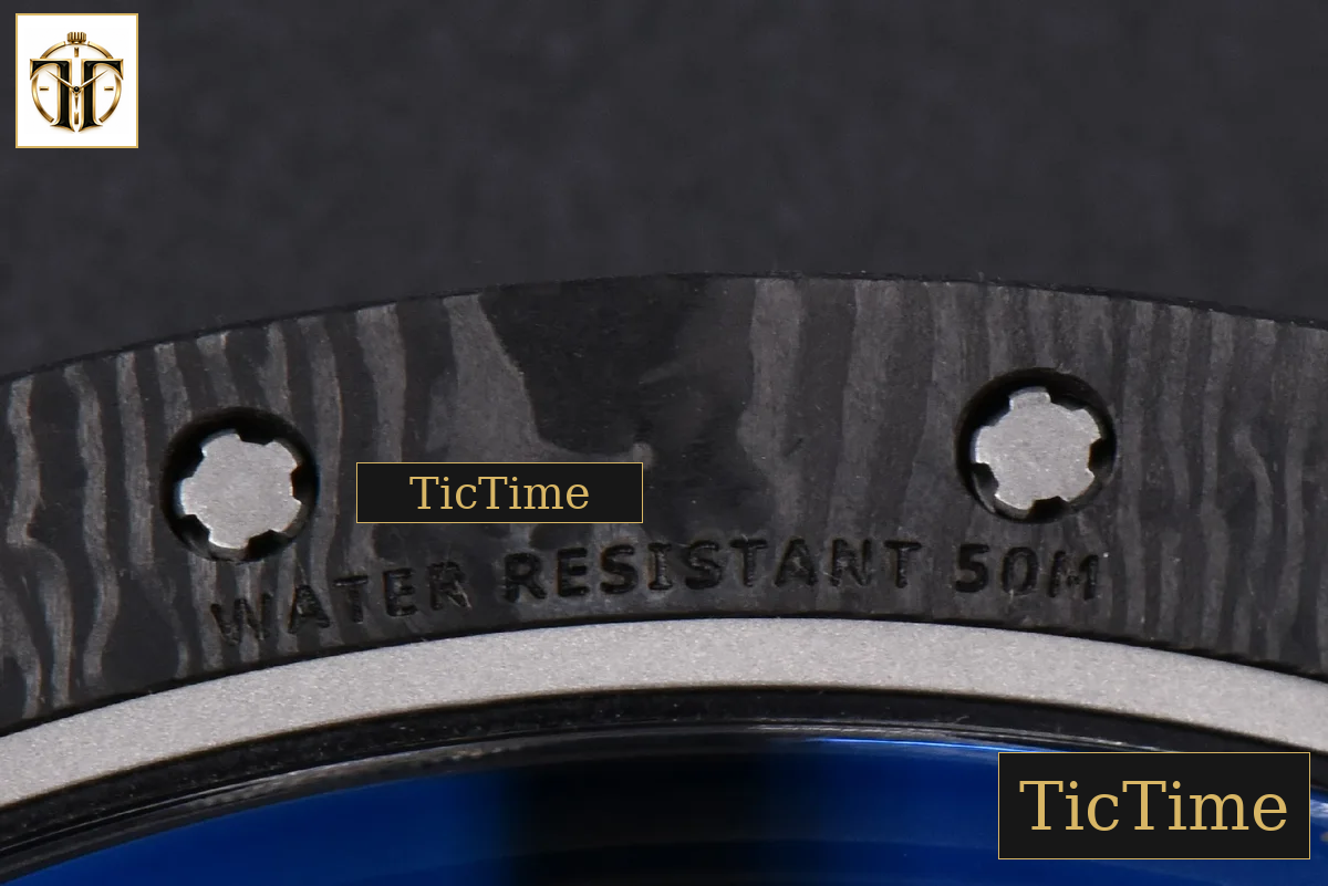 NTPT RM055 43mm ZF Black Bezel Black Crown Black Rubber Strap V6 RMUL2 — foto 25