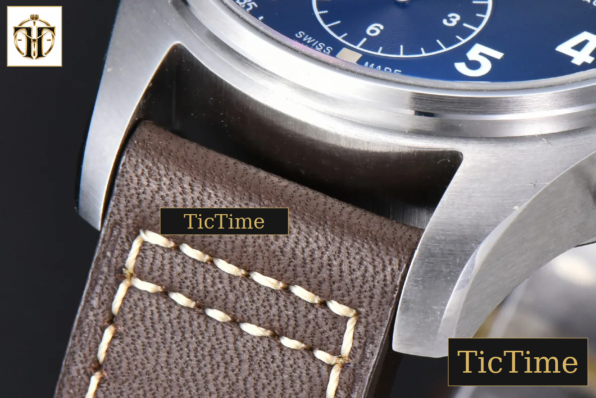 Pilot Chrono IW387903 41mm ZF Black Dial Brown Leather Strap A7750 — foto 10