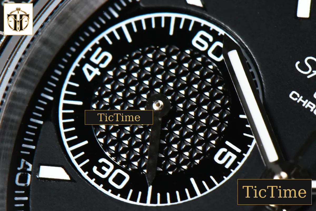 Speedmaster Racing Master 40mm HRF Black Dial Black Rubber Strap A7750 — foto 6