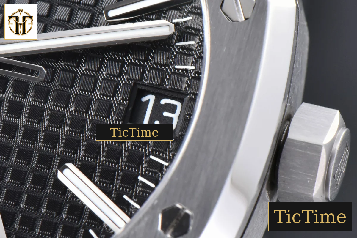 Royal Oak “50th Anniversary” 15510 41mm APSF SS Black Dial SS Bracelet V2 Free Sprung SA4302 — foto 8