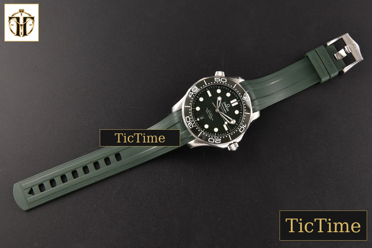 Seamaster Diver 300M 42mm VSF Green Ceramic Green Dial Green Rubber Strap VS8800 — foto 33