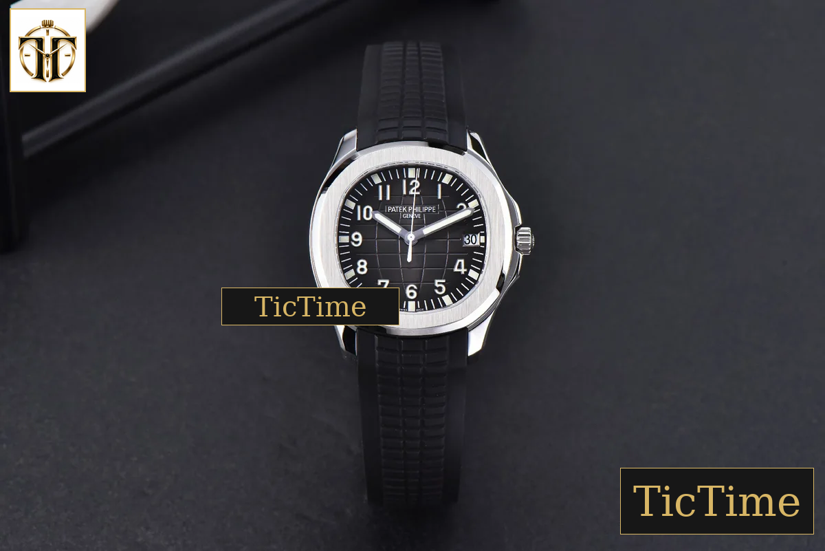 Aquanaut 5167 40mm ZF Gray Dial Black Rubber Strap A324 — foto 3