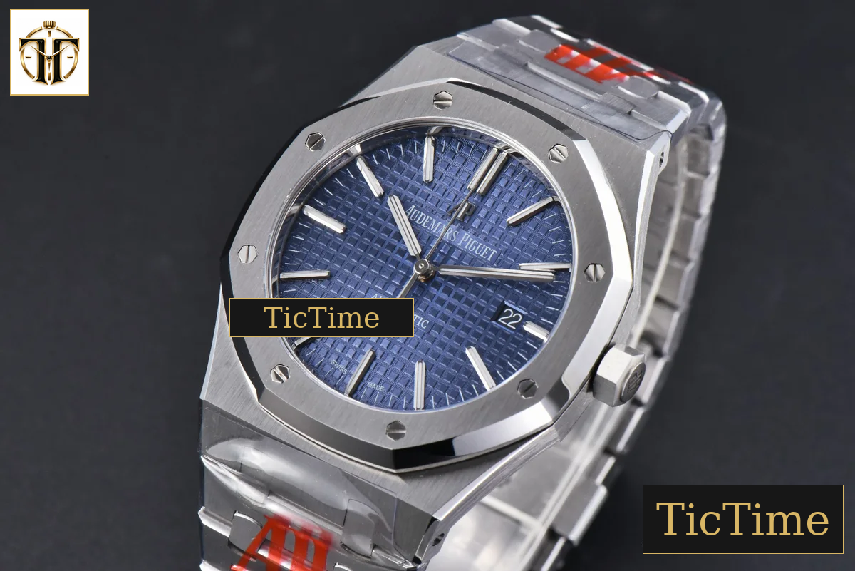 Royal Oak 15400 41mm ORF Blue Textured Dial SS Bracelet A3120 — foto 5