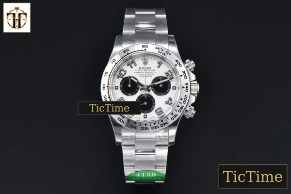 Foto frontal — Daytona 116509 APSF SS White Dial Digital Marker SS Bracelet SH4130