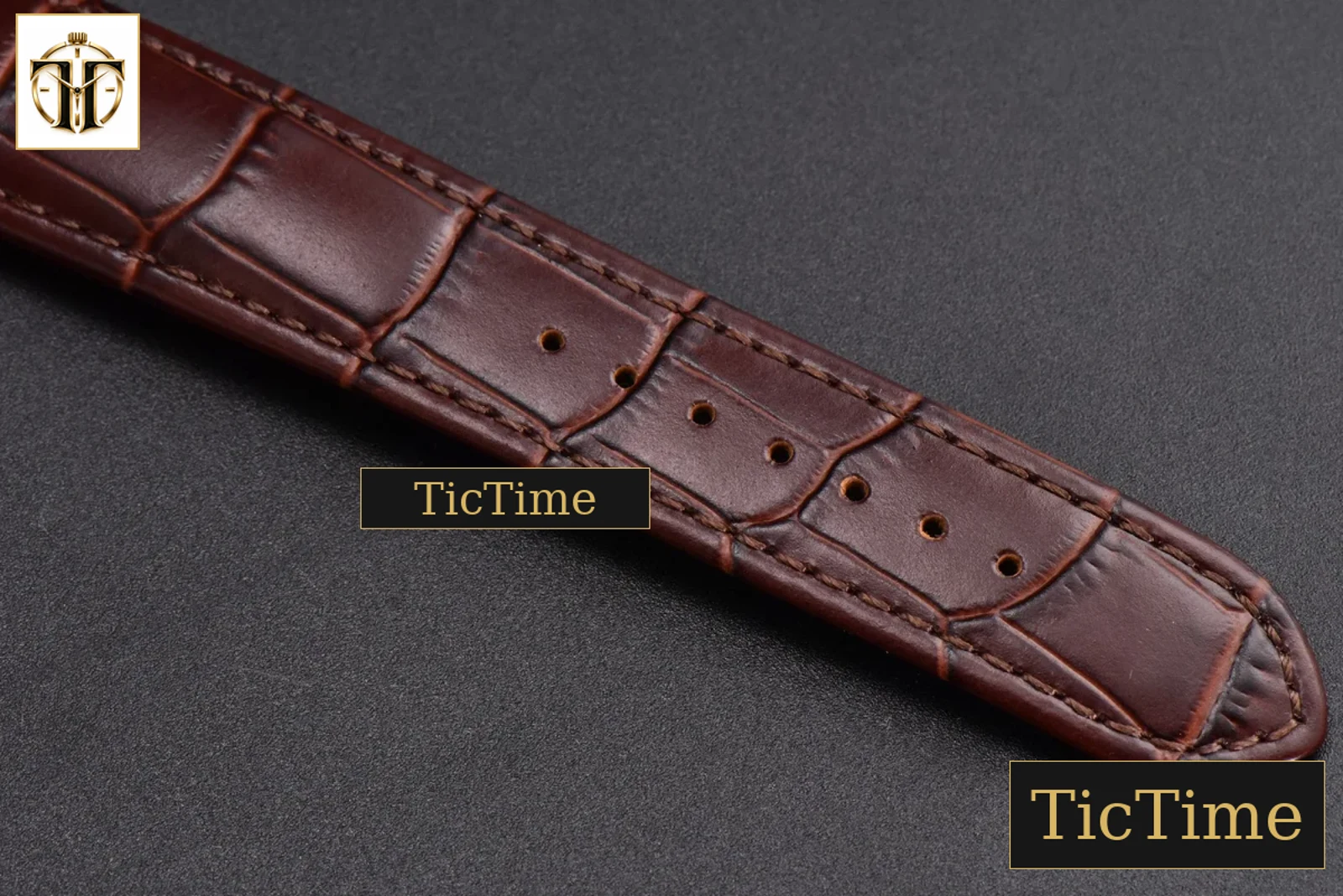 Panomatic Lunar 40mm APSF RG White Dial Brown Leather Strap A23J — foto 31