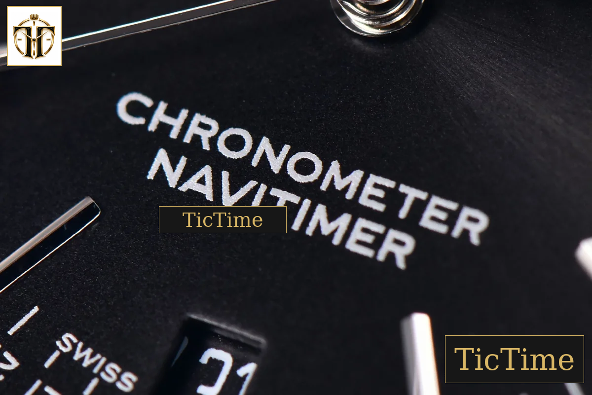 Navitimer 38mm TF SS Black Dial Gray Bezel Black Leather Strap A2824 — foto 6