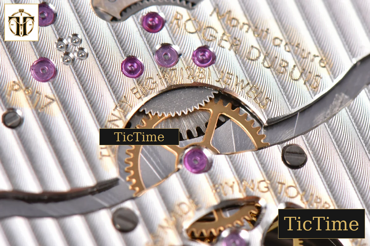 Hommage Flying Tourbillon RDDBHO0568 43mm JBF RG White/RG Dial Brown Croc Leather Strap — foto 25