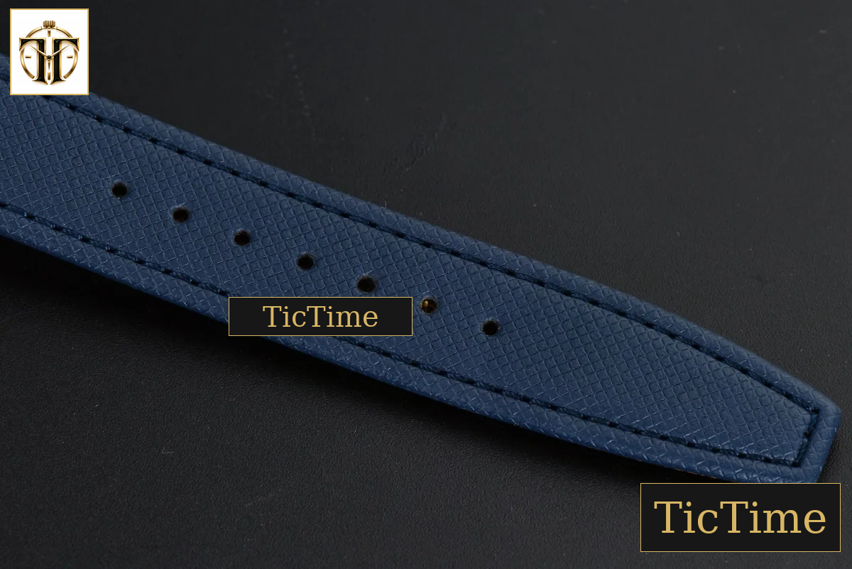 Pilot Chrono 44mm YLF Blue Angels Black Ceramic Blue Diam Blue Leather Strap A7750 — foto 20