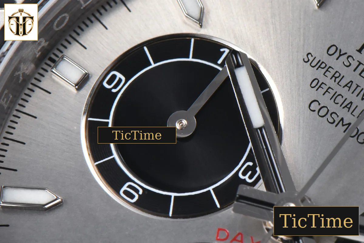 Daytona 126519 40mm BPF SS Black Bezel Grey Dial Black Subdial Black Oysterflex Strap SH4131 — foto 6