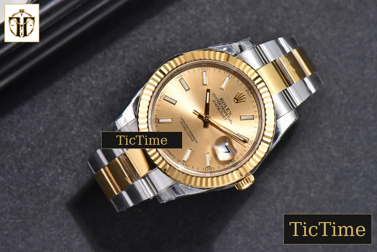DateJust 126333 41mm VSF YG/SS Fluted Bezel YG Dial Oyster Bracelet VS3235 — foto 4