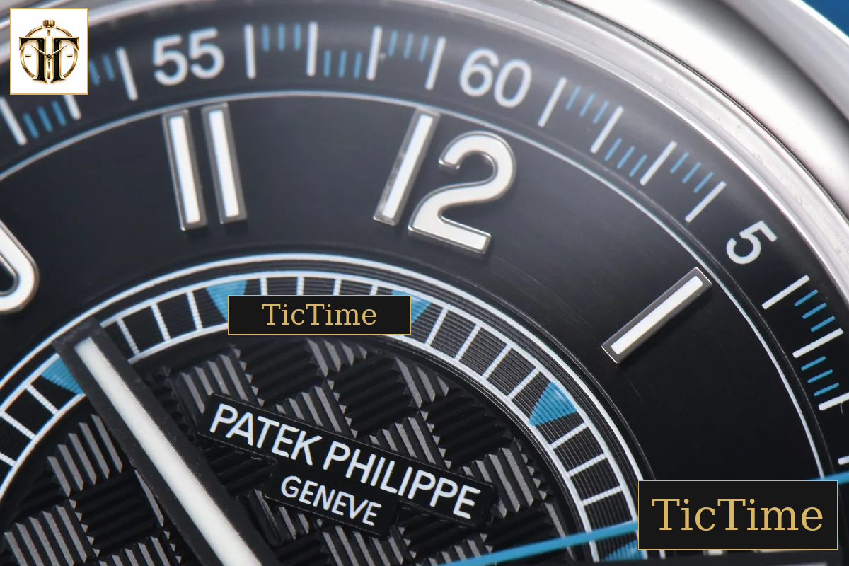 Calatrava 6007G 40mm ZF Black Dial Blue Hand Nylon Strap 9015 — foto 6