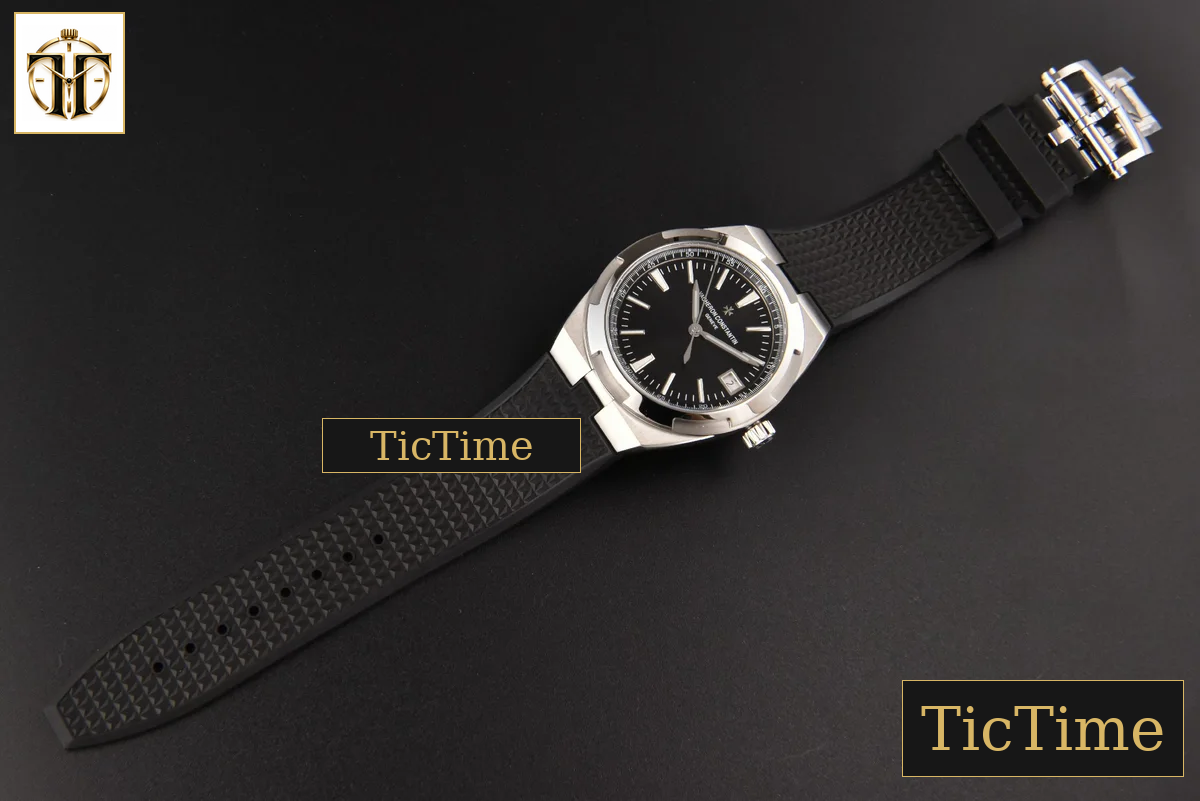 Overseas 4500V 41mm ZF Black Dial Black Rubber Strap A5100 — foto 31