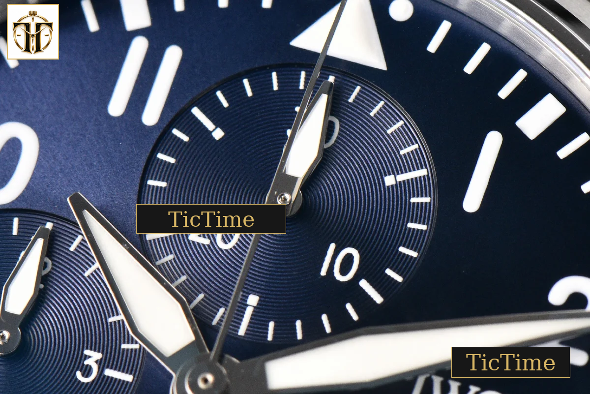 Pilot Chrono IW388101 41mm APSF Blue Dial Blue Leather Strap SA69385 — foto 5