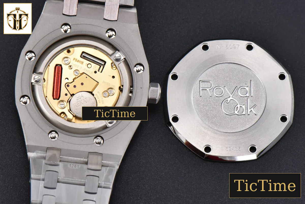 Royal Oak Ladies 67651ST 33mm ZF SS Diamond Black Dial SS Bracelet Quartz — foto 21