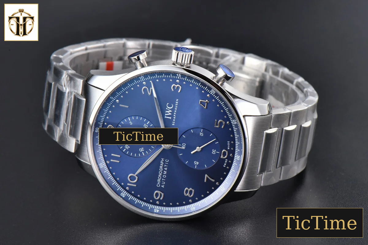 Portuguese IW371606 41mm ZF SS Blue Dial SS Bracelet A96355 — foto 13