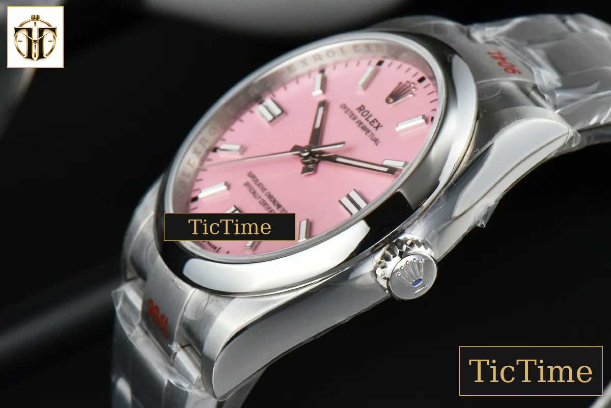 Oyster Perpetual 126000 36mm EWF Pink Dial SS Bracelet A3230 — foto 9