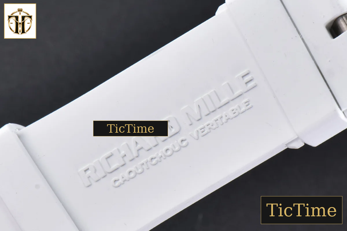 NTPT RM035-02 42mm ZF Skeleton Dial White Rubber Strap NH05A — foto 29