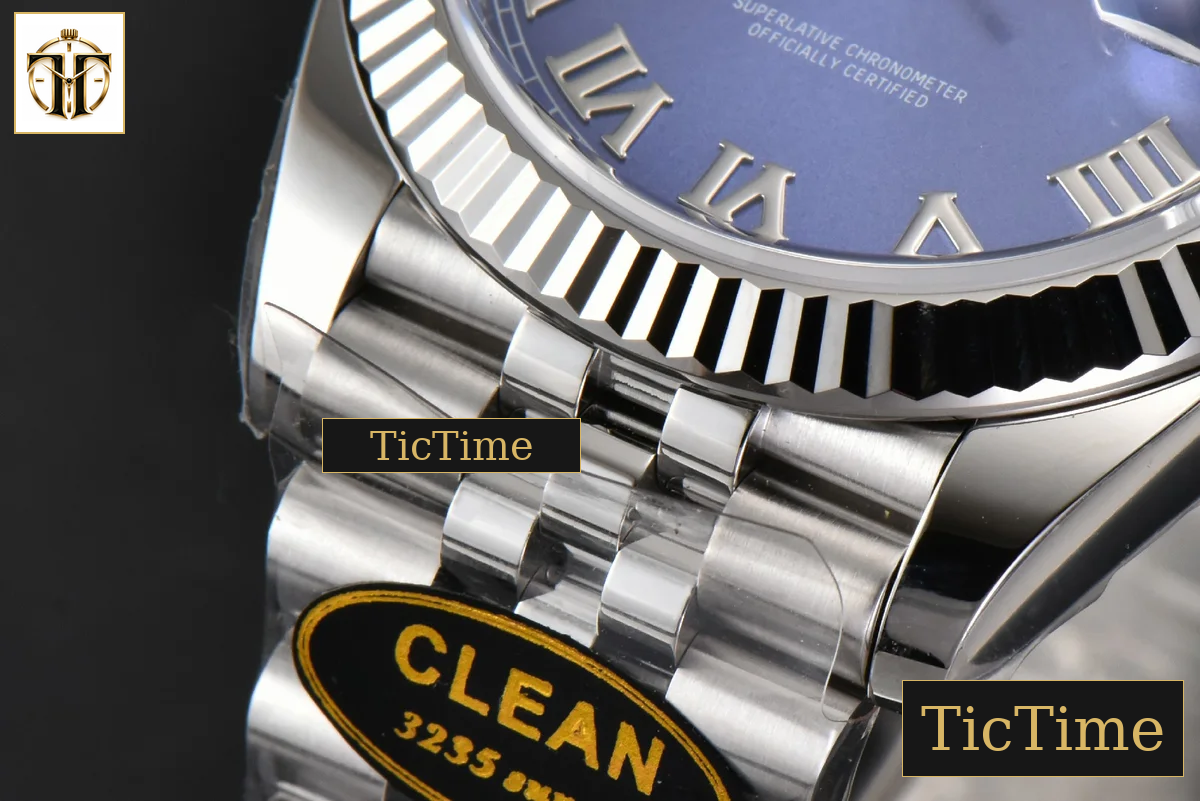 DateJust 126334 41mm Clean Factory Blue Roma Marker Jubilee Bracelet VR3235 — foto 10
