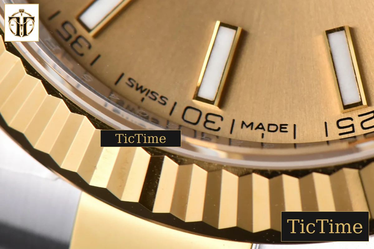 DateJust 126333 41mm VSF YG/SS Fluted Bezel YG Dial Oyster Bracelet VS3235 — foto 23