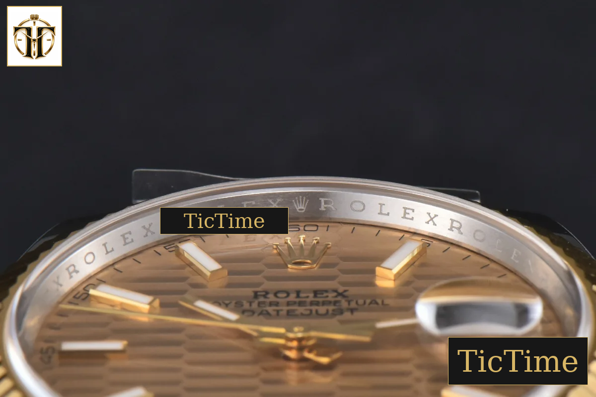 DateJust 126333 41mm Clean Factory YG/SS YG Motif Dial Oyster Bracelet VR3235 — foto 12