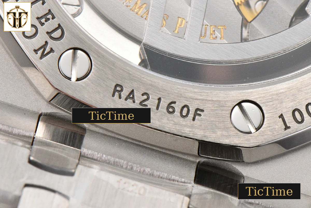 Royal Oak ’50th Anniversary’ 15510 41mm ZF Ice Blue Dial Diamond Marker SS Bracelet SA4302 — foto 28