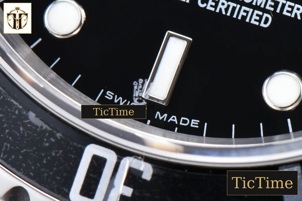 Submariner LN 16610 40mm RAF Black Bezel 904L SS Bracelet No Rehaut SH3135 — foto 10