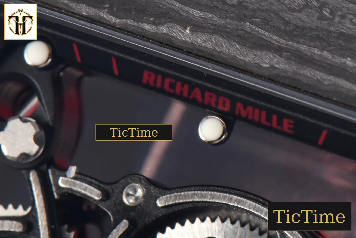 NTPT RM055 42.7mm BBRF Red Skeleton Dial Red Rubber Strap RMUL2 — foto 6
