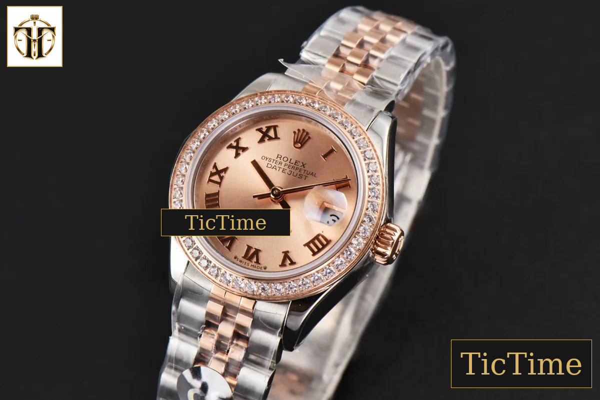 DateJust Ladies 28mm WF RG/SS Diamond RG Dial Roma Marker Jubilee Bracelet A2236 — foto 5