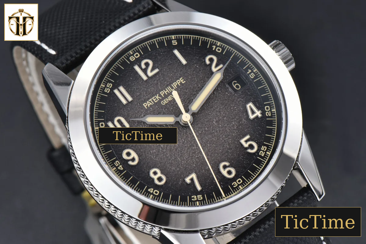 Calatrava 5226G 40mm PPF Gray Dial Nylon Strap Mod MY9015 — foto 10