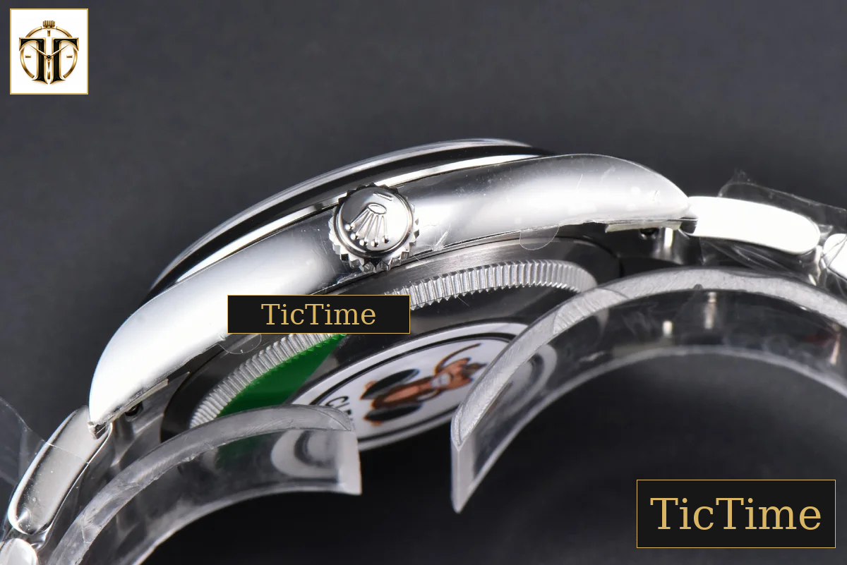 Oyster Perpetual 904L 126000 36mm Clean Factory Green Dial SS Bracelet VR3230 — foto 16