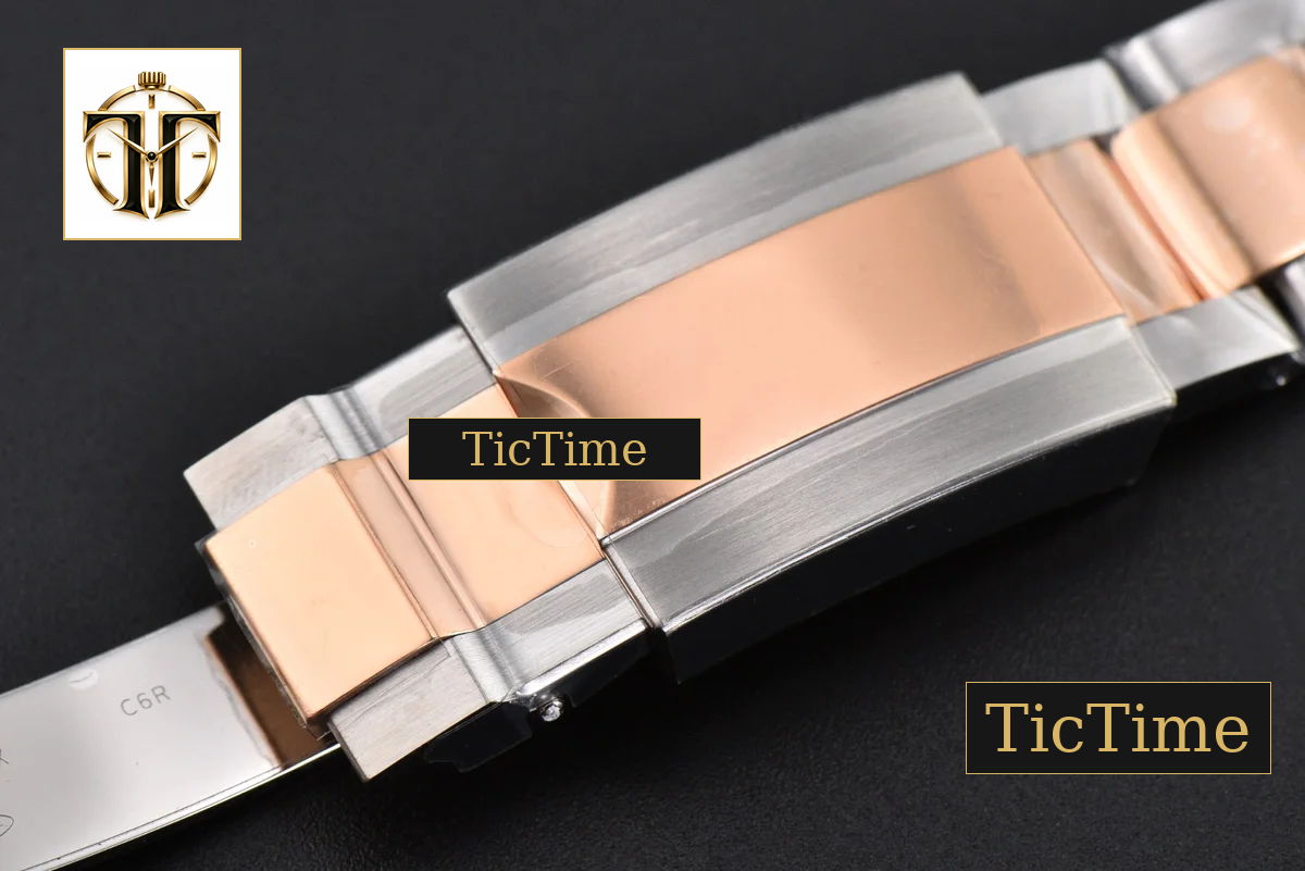 GMT Master CHNR Rootbeer 126711 Gold Factory YG/SS Oyster Bracelet V4 Weighted — foto 24