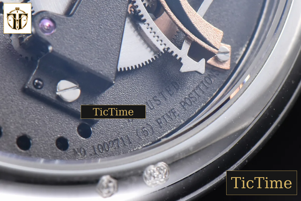 Tradition 7057BB 40mm ZF Gray Dial Black Subdial Black Leather Strap A505 — foto 21